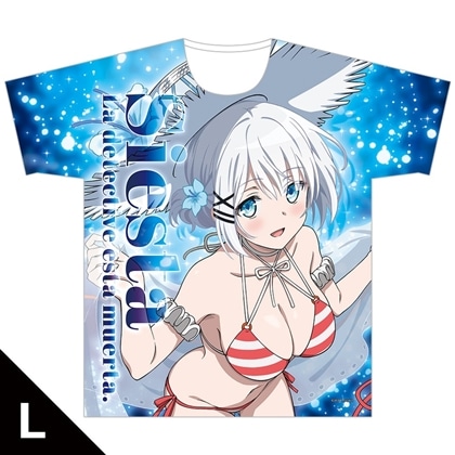 探偵はもう、死んでいる。 フルグラフィックTシャツ［シエスタ］ Lサイズ 【描き下ろし】