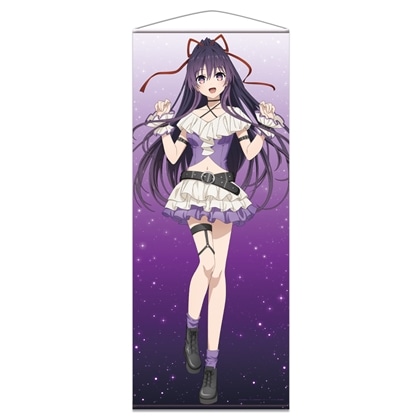 デート・ア・ライブV ほぼ等身大タペストリー 夜刀神十香 ゴシックパンク ホワイト【描き下ろし】