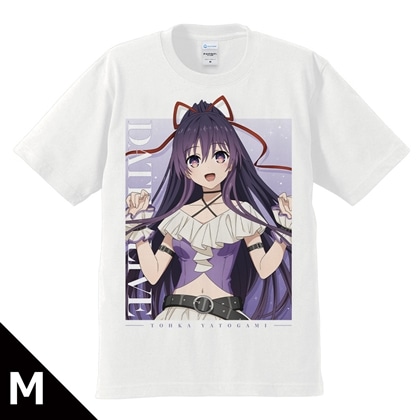 デート・ア・ライブV Tシャツ 夜刀神十香 ゴシックパンク ホワイトver. Mサイズ 【描き下ろし】
