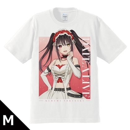 デート・ア・ライブV Tシャツ 時崎狂三 ゴシックパンク ホワイトver. Mサイズ 【描き下ろし】