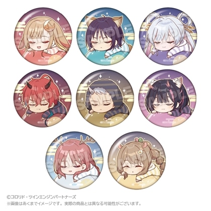 超かぐや姫！ ふわみんトレーディング缶バッジ 【1BOX】