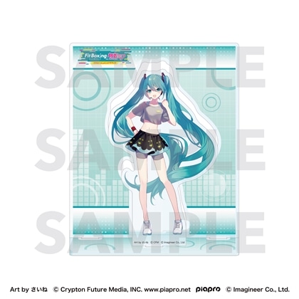 ピアプロキャラクターズ Fit Boxing feat. 初音ミク Art by さいね アクリルスタンド 初音ミク