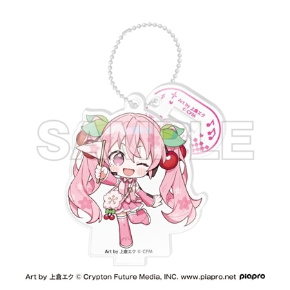 桜ミク×Shibuya Sakura Stage ミニキャラスタンドキーホルダー C