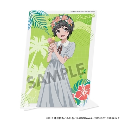 とある科学の超電磁砲T 描き下ろしビジュアルアクリルプレート 初春飾利 バカンス ver.