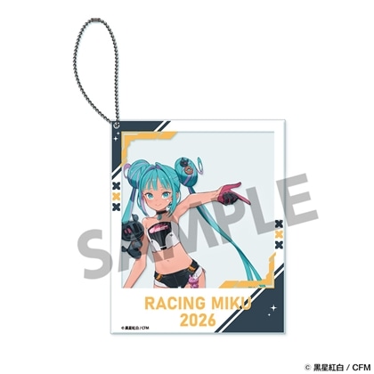 レーシングミク 2026 セパン Ver. ポラロイド風アクリルキーホルダー