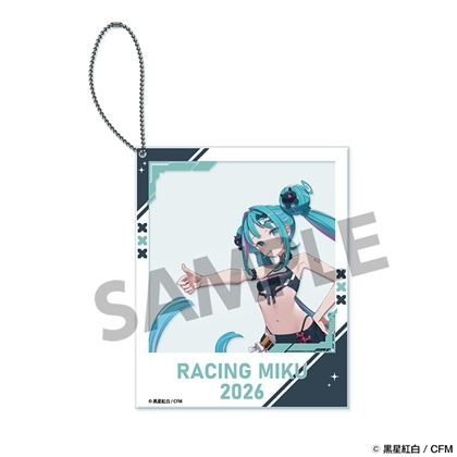 レーシングミク 2026 いいね！ Ver. ポラロイド風アクリルキーホルダー