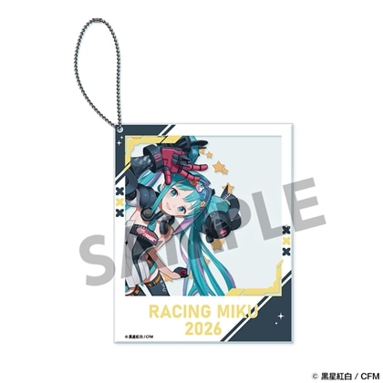 レーシングミク 2026 Rd.1 OKAYAMA 応援 Ver. ポラロイド風アクリルキーホルダー