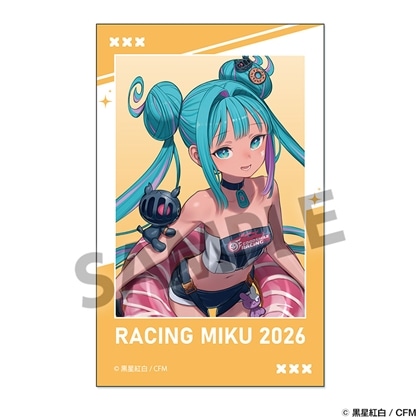 レーシングミク 2026 Rd.3 SEPANG 応援 Ver. インスタントフォト風ステッカー