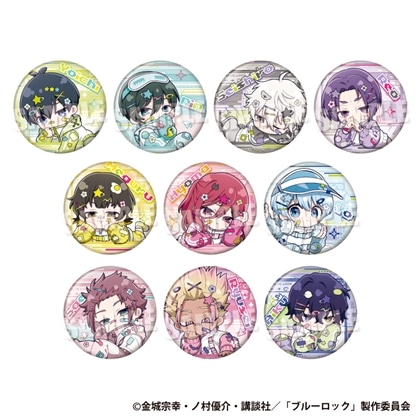 ブルーロック トレーディング缶バッジ《ドキ★バグver.》 【1BOX】