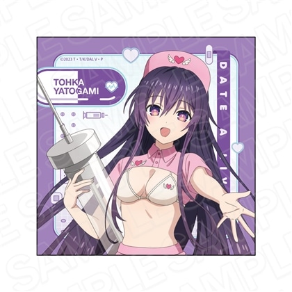 デート・ア・ライブV マイクロファイバー 夜刀神十香 南の島のナース