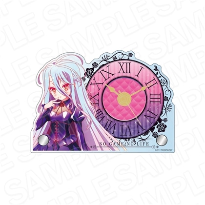 ノーゲーム・ノーライフ ミニアクリルクロック 白 ボンテージ ver.