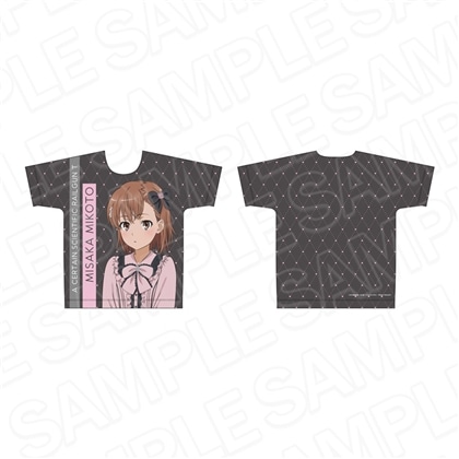 とある科学の超電磁砲T フルグラフィックTシャツ 御坂美琴 サブカルファッション ver.