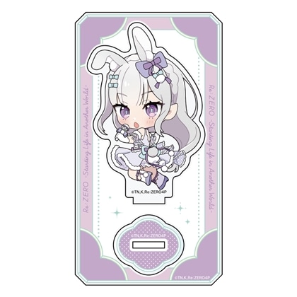 Re:ゼロから始める異世界生活 アクリルスタンド エミリア/けもみみアイドル
