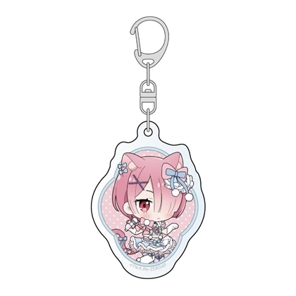 Re:ゼロから始める異世界生活 アクリルキーホルダー ラム/けもみみアイドル