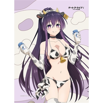 デート・ア・ライブⅤ 描き下ろしB2タペストリー 夜刀神十香/牛柄水着 Wスエード
