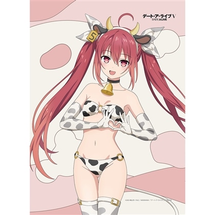 デート・ア・ライブⅤ 描き下ろしB2タペストリー 五河琴里/牛柄水着 Wスエード