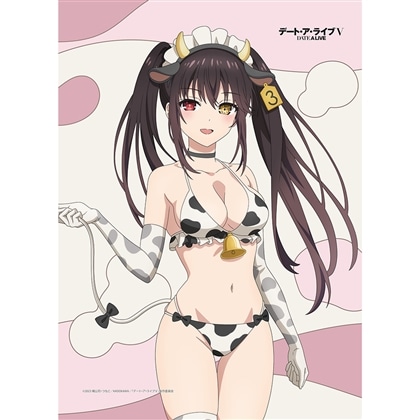 デート・ア・ライブⅤ 描き下ろしB2タペストリー 時崎狂三/牛柄水着 Wスエード