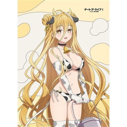 デート・ア・ライブⅤ 描き下ろしB2タペストリー 星宮六喰/牛柄水着 Wスエード