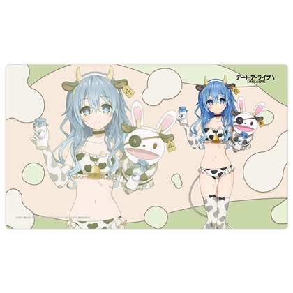 デート・ア・ライブⅤ 描き下ろしラバーマット 四糸乃/牛柄水着