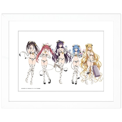 デート・ア・ライブⅤ 描き下ろしキャラファイングラフ 牛柄水着 A4