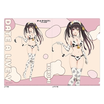 デート・ア・ライブⅤ 描き下ろしクリアファイル 時崎狂三/牛柄水着
