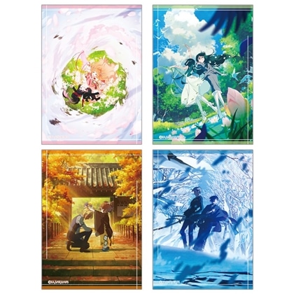 春夏秋冬代行者 和紙風ポストカード4枚セット