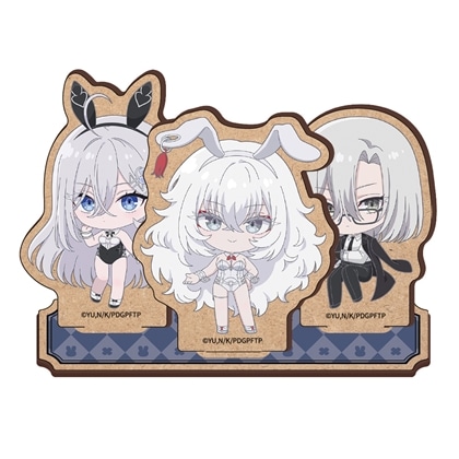 死亡遊戯で飯を食う。 木製キャラスタンド ミニキャラ集合