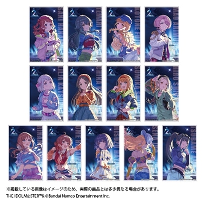 学園アイドルマスター 2周年記念グッズ 公式トレーディングアクリルカード 【1ピース】