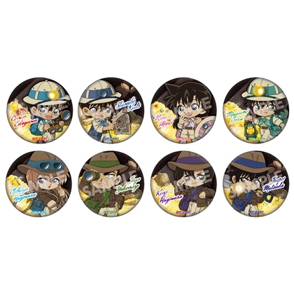名探偵コナン アドベンチャーコレクション TDグリッター缶バッジ 【1BOX】