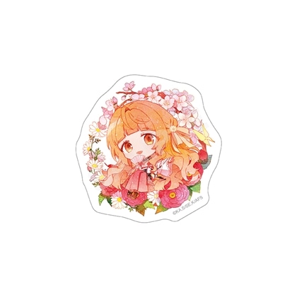 春夏秋冬代行者 春の舞 ステッカー 01 花葉雛菊