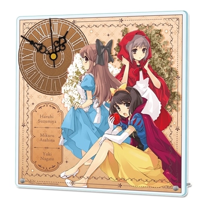 涼宮ハルヒシリーズ アクリル置時計