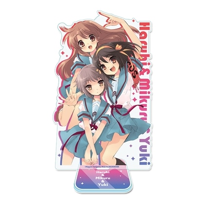 涼宮ハルヒシリーズ アクリルスタンド ハルヒ＆みくる＆有希