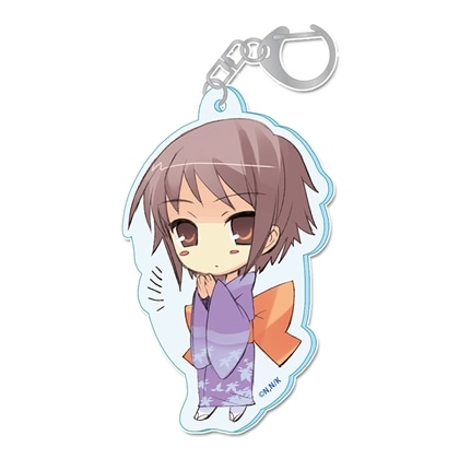 涼宮ハルヒシリーズ ミニキャラアクリルキーホルダー 有希