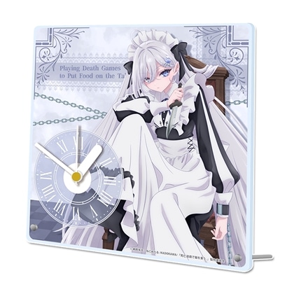 死亡遊戯で飯を食う。 アクリル置時計