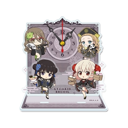リコリス・リコイル ぷちちょこミニアクリル置時計 チャイナver.