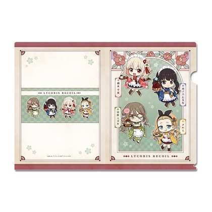 リコリス・リコイル ぷちちょこクリアファイル 和メイドver.: グッズ