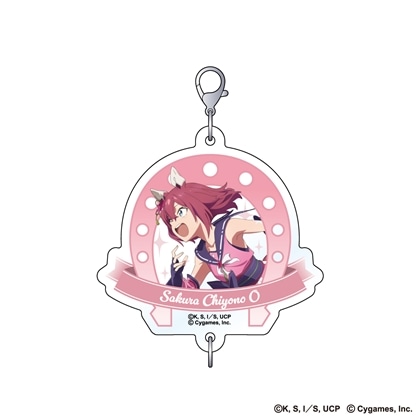 ウマ娘 シンデレラグレイ 繋がるホログラムアクリルキーホルダー サクラチヨノオー