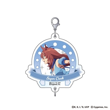 ウマ娘 シンデレラグレイ 繋がるホログラムアクリルキーホルダー スーパークリーク
