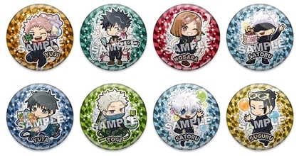 呪術廻戦 でふぉめ 5周年シャイントレーディング缶バッジ 【1BOX】