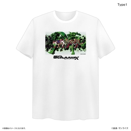 機動戦士Gundam GQuuuuuuX ビッグシルエットTシャツ Type1