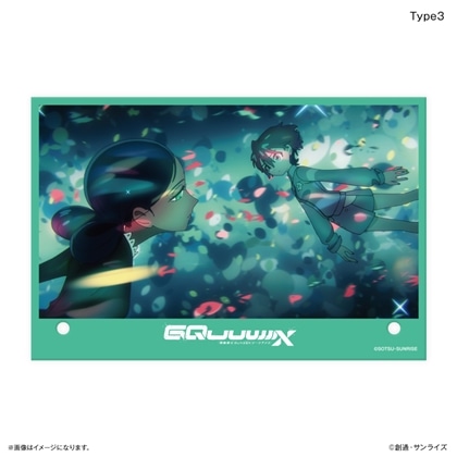 機動戦士Gundam GQuuuuuuX ミラーアクリルアート Type3