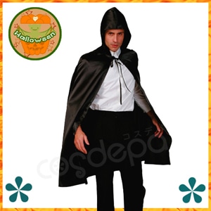 【ハロウィン 期間限定】ブラックマントMen's FREE