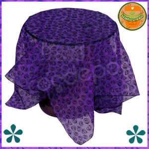 【ハロウィン 期間限定】ディスプレイシート　カボチャパープル