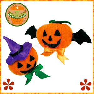 【ハロウィン 期間限定】パンプキンブローチ　オレンジFREE