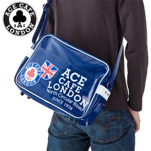 ACE CAFE LONDON ショルダーバッグネイビー