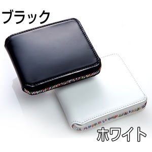 コードバン レインボージップ ウォレットブラック