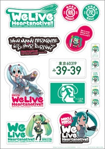 『Heartsnative』ステッカー