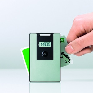 KING JIM 電子マネービュアー  RELET(リレット)チタンシルバー