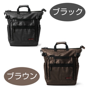 NOMADIC WISE-WALKER カーボニウム 3WAYトートバッグブラック