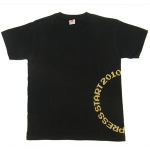 PRESS START　2010　Tシャツ（黒）SSサイズ